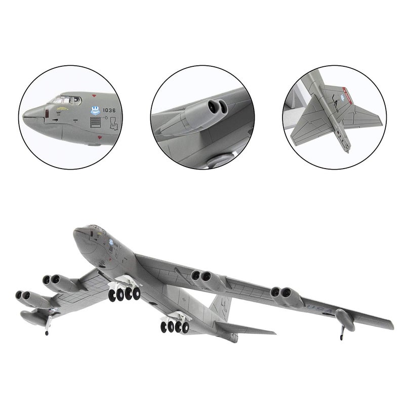 HANGHANG 1/200 Scale B-52 Attack Plane Metal Fighter Military Model Fairchild Republic Diecast Plane Model for Commemorate Collection or Gifts - Image 2